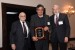 Professor Stuart Umpleby and Dr. Nagib Callaos giving Dr. Karl H. Müller the "2016 Ranulph Glanville Memorial Award for Excellence in Cybernetics."